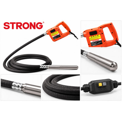 Vibrator beton STRONG HF42, Ø42 mm, 1200 W | SIFEE