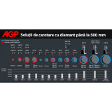 AGP DDC9 – Mașină de carotat umed/uscat 2500 W | SIFEE