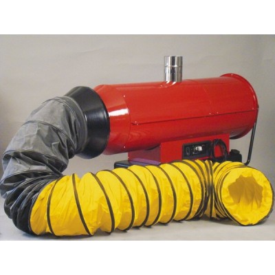 Tun de caldura cu ardere indirecta EC110 CALORE, putere 110kW, debit aer 6300mcb/h, motorina, 230V