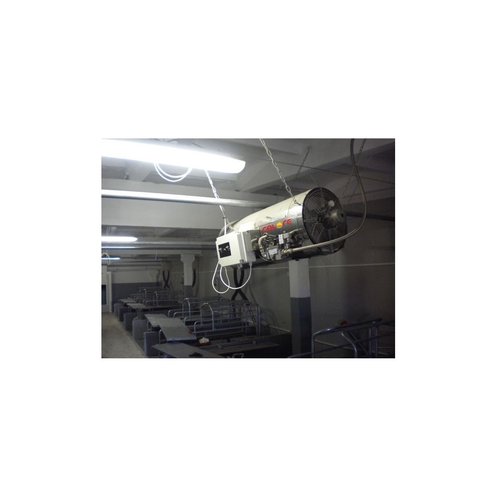 Tun de caldura SUSPENDAT cu ardere directa GA/N 115 C CALORE, putere 117,1kW, debit aer 8700mcb/h, METAN