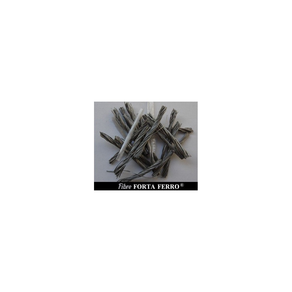 Fibra FORTA FERRO, lungime 54mm, consum 1÷4,5kg/m³ de beton