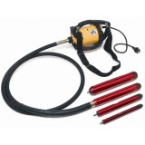 Vibrator beton DINGO ENAR cu ax flexibil de 4m si cap vibrare 25/38/48/58mm, alimentare 220V