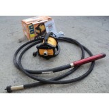 Vibrator beton DINGO ENAR cu ax flexibil de 4m si cap vibrare 25/38/48/58mm, alimentare 220V