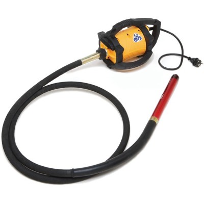 Vibrator beton DINGO ENAR cu ax flexibil de 4m si cap vibrare 25/38/48/58mm, alimentare 220V