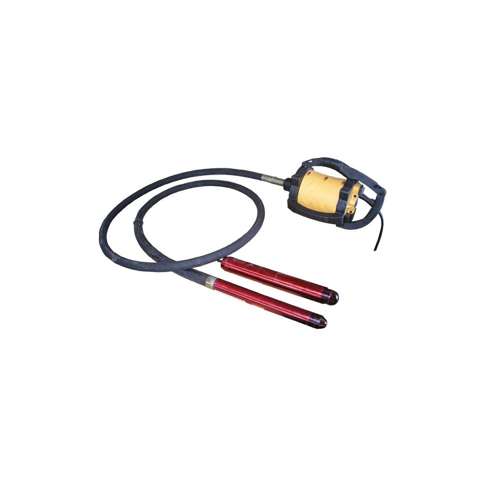 Vibrator beton DINGO ENAR cu ax flexibil de 4m si cap vibrare 25/38/48/58mm, alimentare 220V