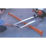 Grinda vibranta electrica, profil otel extensibil 3,5-6m QP ENAR, motor electric 380V, putere 270W