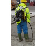 Vibrator beton Back-Pack ENAR, cu motor Honda GX35, furtun imersie 2m, cap 38mm