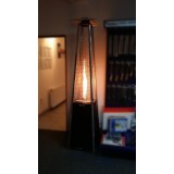 Incalzitor de terasa tip piramida pe GPL seria LOUXOR, putere 13kW, INOX