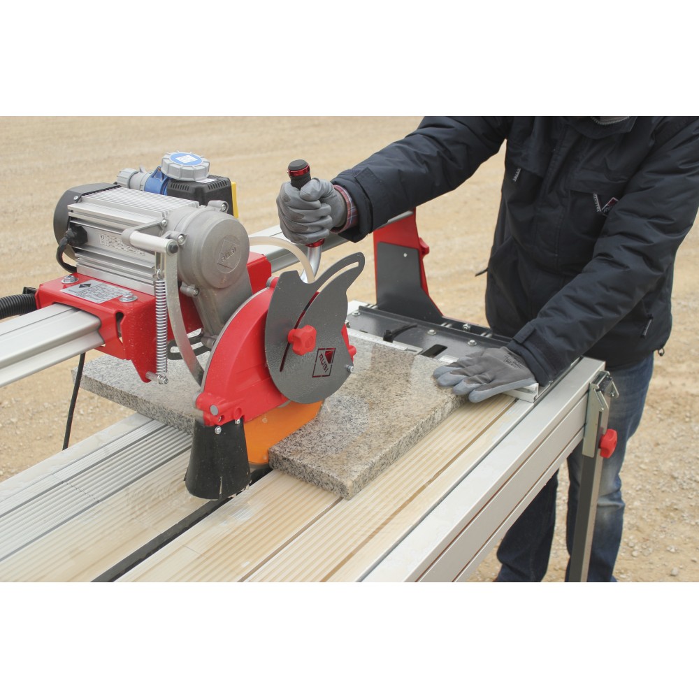 Masa de Taiat gresie, granit, marmura RUBI DX-250 PLUS 1400 Laser&Level, Lungime taiere 152cm, disc 250mm