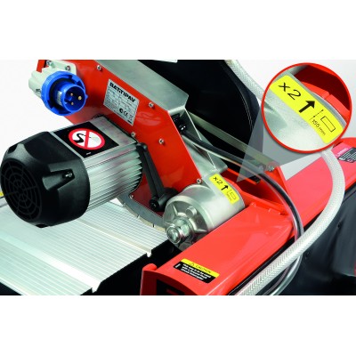 Masa de Taiat EXPERT 400 BATTIPAV, Lungime taiere 80cm, disc diamantat 400mm, adancime taiere 150mm