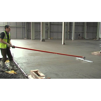 Gletiera de finisare cu articulatie si maner BULLFLOAT, profil MAGNEZIU 1200x200mm