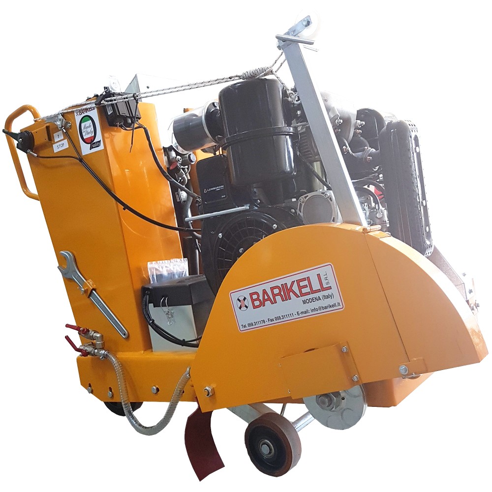Taietor beton FLOOR30, motor LOMBARDINI 28CP, Diesel, pornire electrica, disc 600mm, Hidraulic