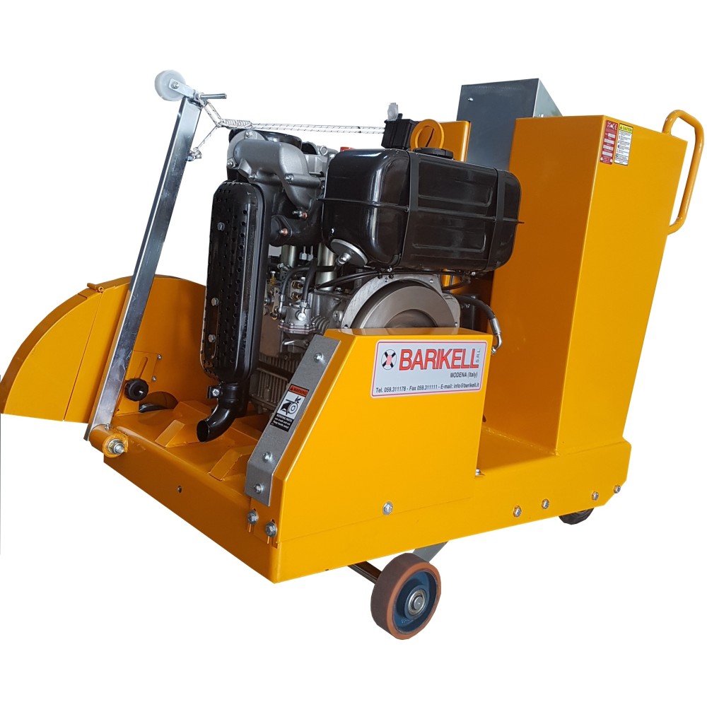 Taietor beton FLOOR30, motor LOMBARDINI 28CP, Diesel, pornire electrica, disc 600mm, Hidraulic