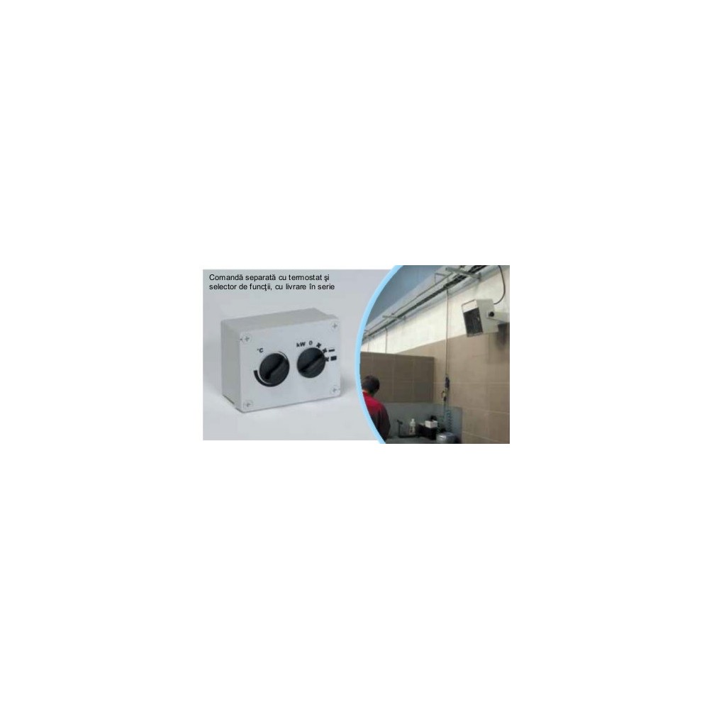 Aeroterma electrica suspendata, model TR22 CALORE, alimentare 400V, putere calorica 22kW