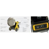Incalzitor cu raze Infrarosii, FLASH-1 CALORE, putere calorica 43kW, alimentare 230V, MOTORINA