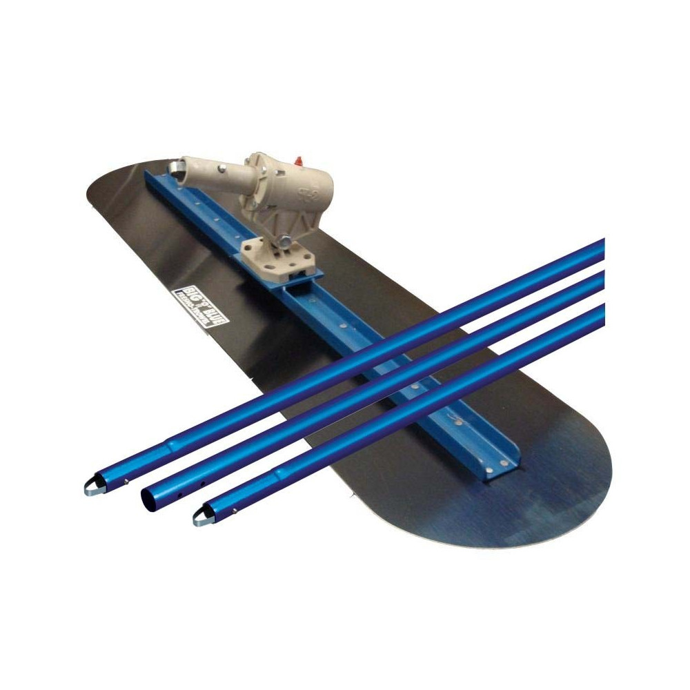 Gletiera de finisare cu articulatie si maner BIGBLUE, profil OTEL 1500x300mm
