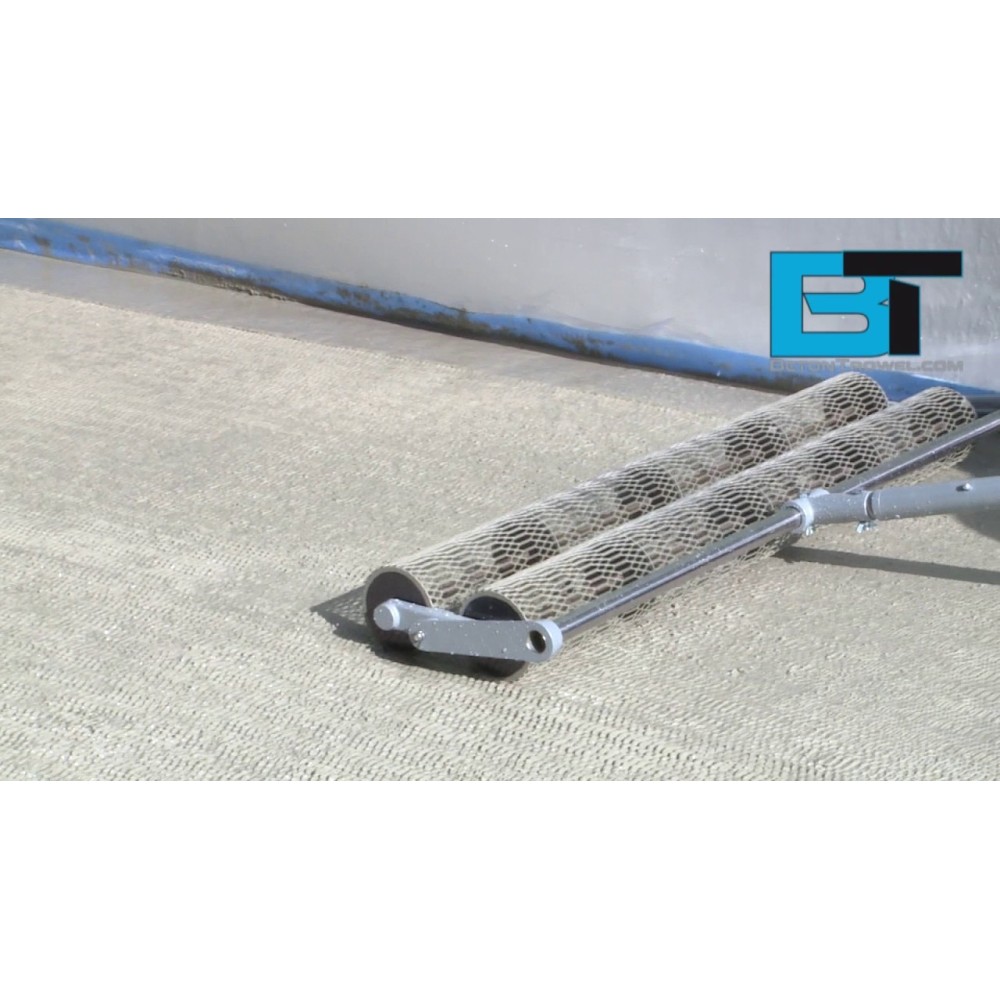 Rulou pentru compactare beton Roller Tamp BT48RTC, latime de lucru 1200mm, maner 1,8m