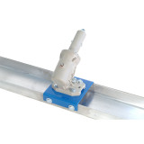 Gletiera cu articulatie Channel Radius Float, latime lucru 3000mm, maner 1,8m