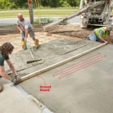 Sape de tras beton TEXAS PLACER - complet din ALUMINIU
