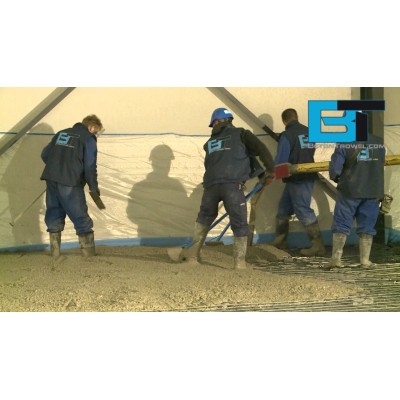 RAKE BETON - Sape de tras beton cu maner de OTEL si lama OTEL