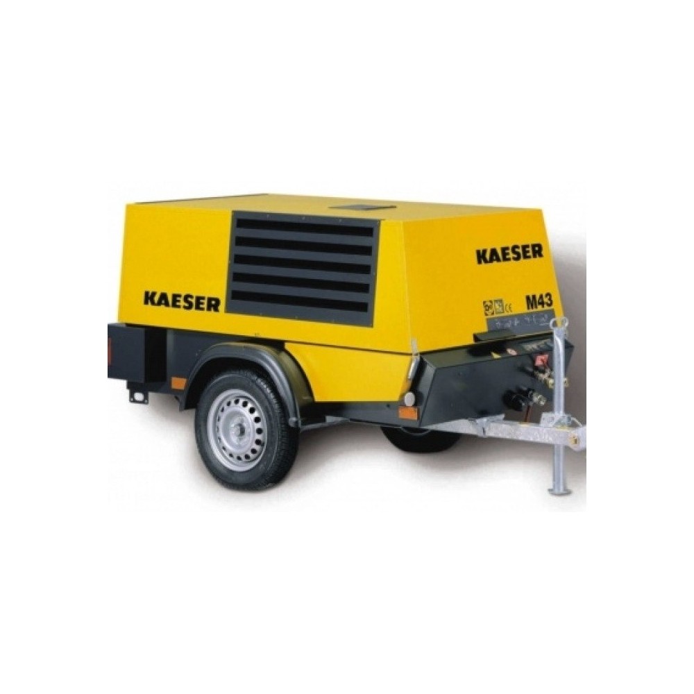 Compresor mobil M43 Metal KAESER, debit aer 4,2mcb/min, presiune 7bar