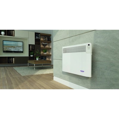 Convector electric de Perete cu modul Wi-Fi, TESY CN04 300 EIS CLOUD W, putere 3000W, suprafata 24-32mp