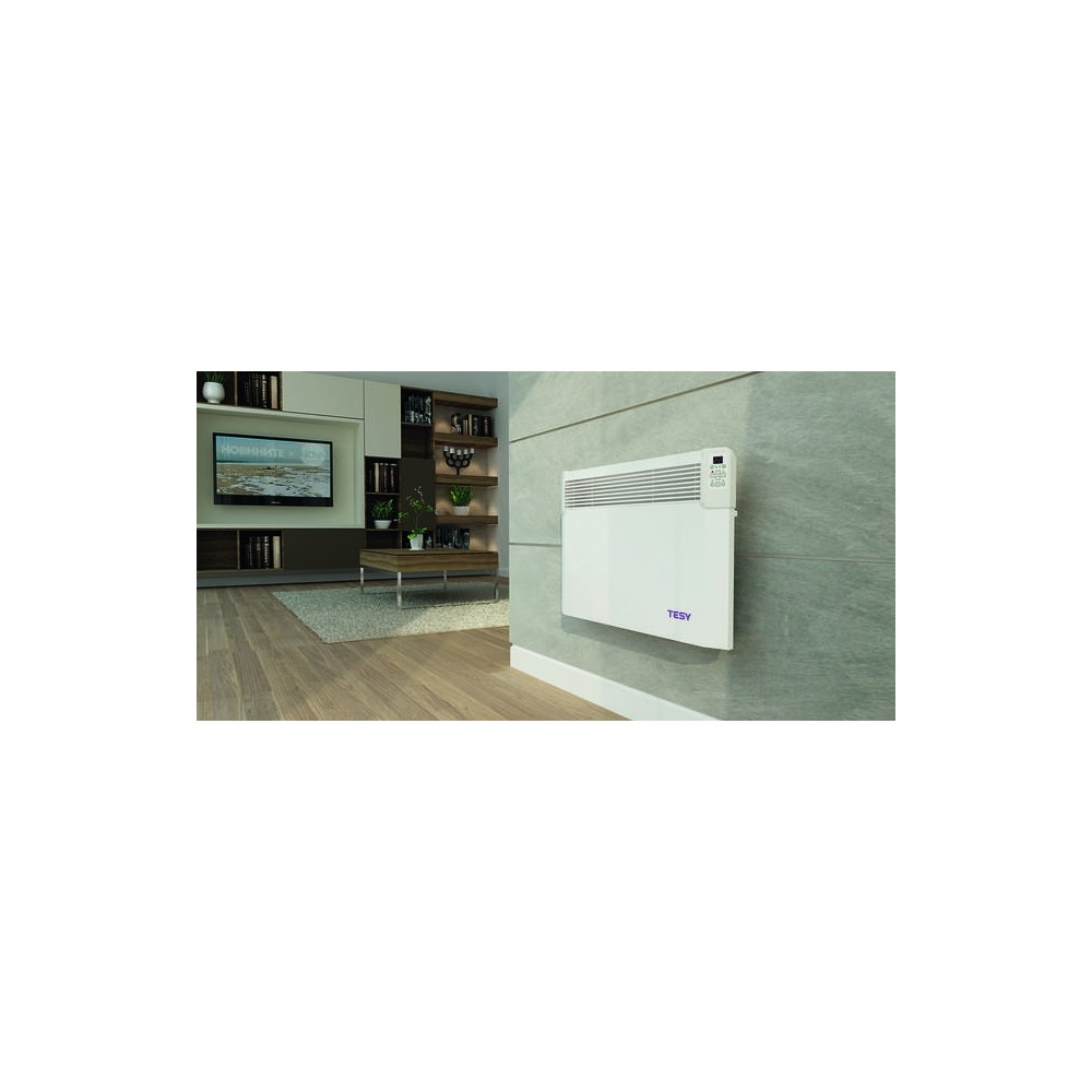 Convector electric de Perete cu modul Wi-Fi, TESY CN04 300 EIS CLOUD W, putere 3000W, suprafata 24-32mp