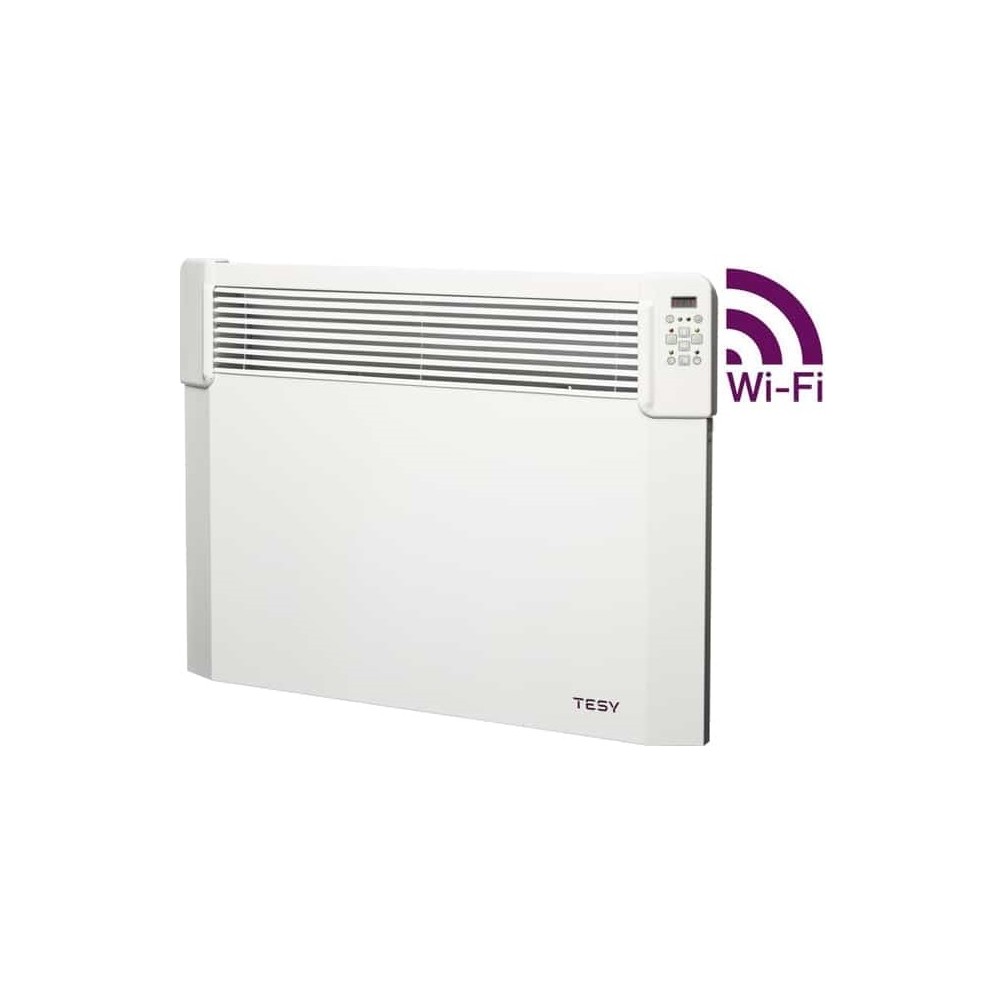 Convector electric de Perete cu modul Wi-Fi, TESY CN04 300 EIS CLOUD W, putere 3000W, suprafata 24-32mp