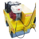 Cilindru compactor manual STRONG 520kg cu latimea tamburului 600mm, motor Honda GX270, putere 9,0CP