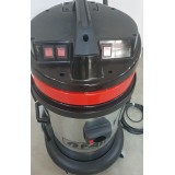Aspirator industrial umed-uscat FAIP440, 3 motoare, putere 3300W, recipient colectare din inox, 62 litri