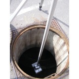 Trepied cu elevatie, NEDO, din aluminiu Heavy-Duty cu antialunecare, cod 210710, inaltime 1,12-5,00m, greutate 8,9kg