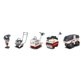 Placa compactoare reversibila model DRP20 marca DYNAPAC, Honda GX160, putere 5,5CP, greutate 205kg