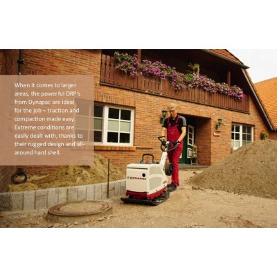 Placa compactoare reversibila model DRP25D marca DYNAPAC, Hatz 1B20, putere 4,2CP, greutate 260kg