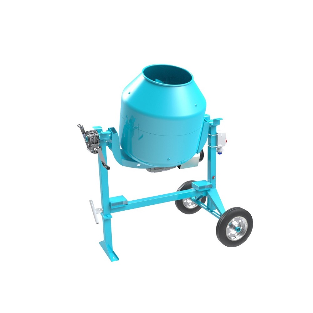 Betoniera C250 SBL OMAER, putere motor 1CP, Transmisie cu Reductor, Functionare Silentioasa, alimentare 230V, 148kg