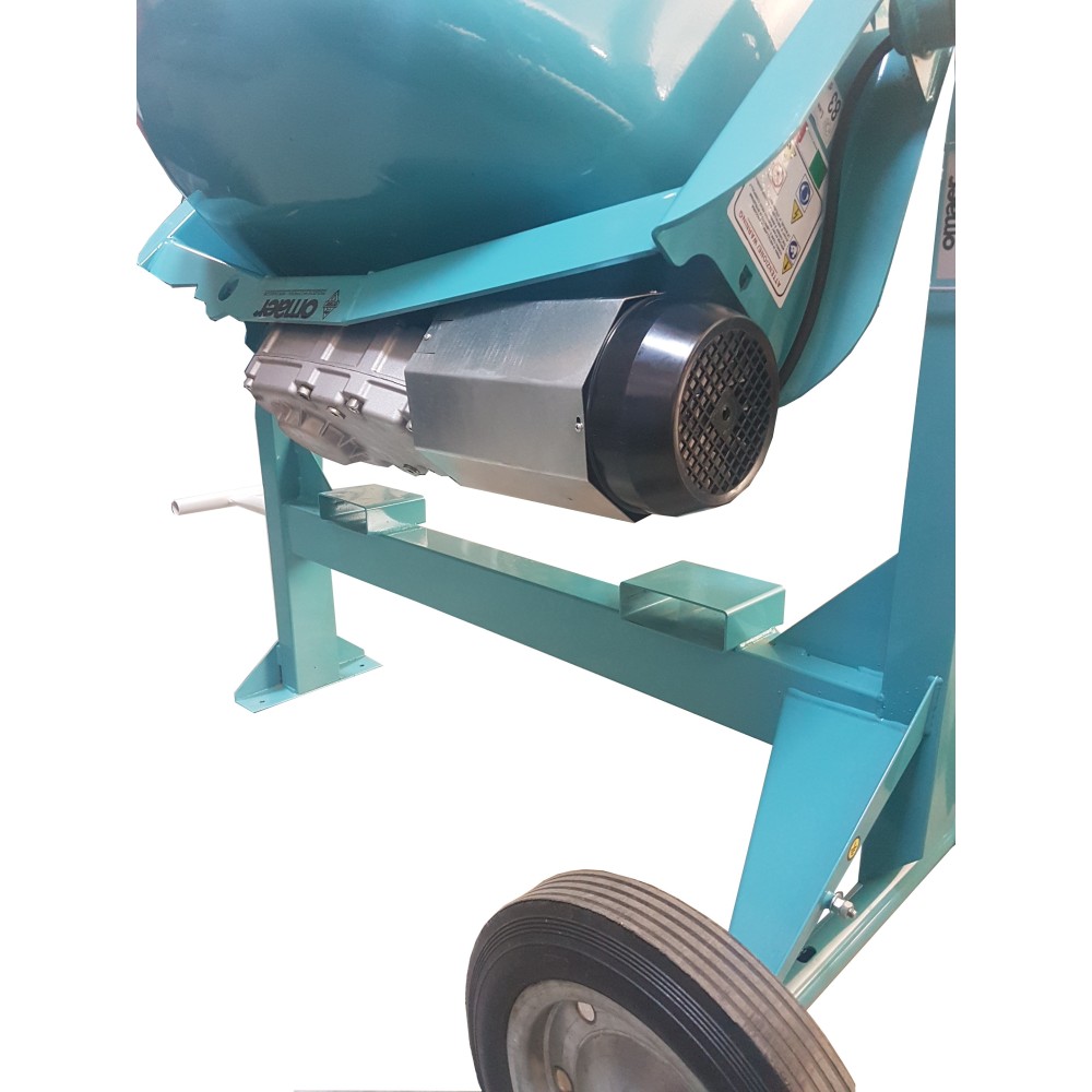 Betoniera C360 SR OMAER, putere motor 2CP, Transmisie cu Reductor, Functionare Silentioasa, alimentare 230V, 190kg