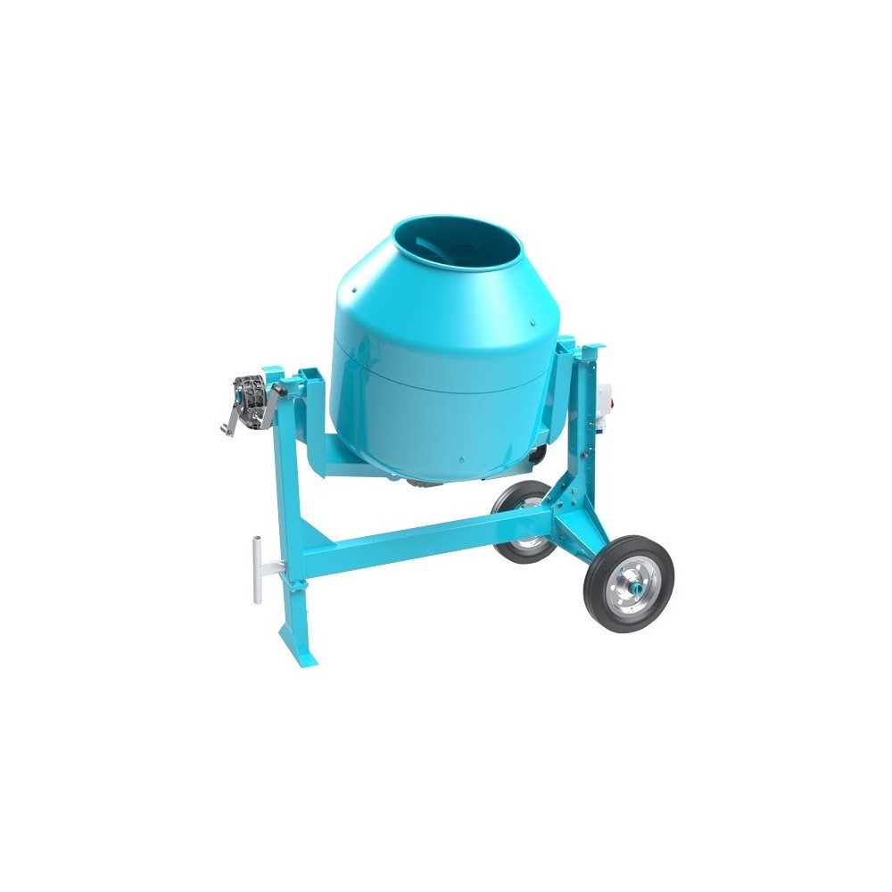 Betoniera C360 SR OMAER, putere motor 2CP, Transmisie cu Reductor, Functionare Silentioasa, alimentare 230V, 190kg
