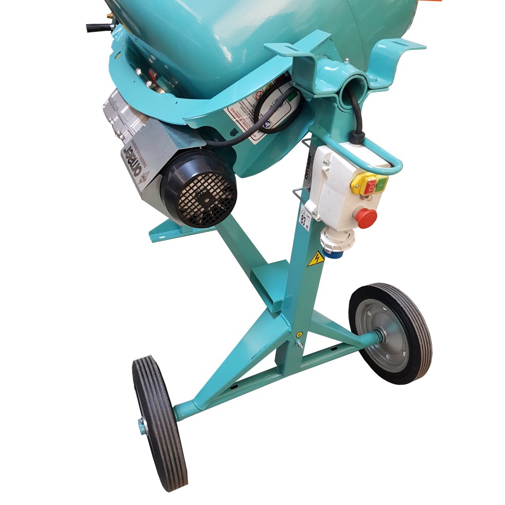 Betoniera C250 SBL OMAER, putere motor 1CP, Transmisie cu Reductor, Functionare Silentioasa, alimentare 230V, 148kg