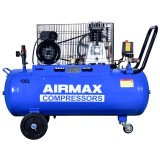 Compresor de aer Z-2065-100L AIRMAX, debit aer aspirat 336 l/min, capacitate butelie 100 L, presiune 8bar, 230V