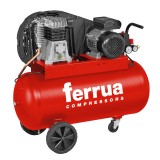 Compresor de aer FB28B-100 CM3 FERRUA, debit aer aspirat 330 l/min, capacitate butelie 100 L, presiune 10bar, 230V