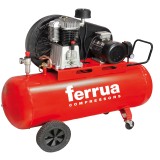 Compresor de aer FB10-500 CT10 FERRUA, debit aer aspirat 1.230 l/min, capacitate butelie 500 L, presiune 11bar, 400V