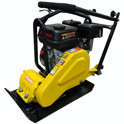Placa compactoare MS60-2 STRONG, motor LONCIN, putere 5,5CP, greutate 62kg, cu roti transport si cauciuc VULCOLAN
