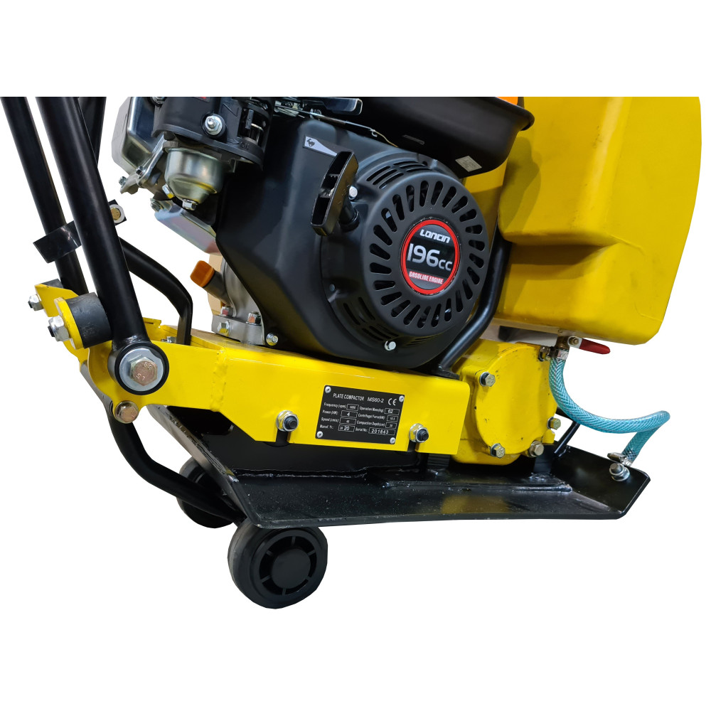 Placa compactoare MS60-2 STRONG, motor LONCIN, putere 5,5CP, greutate 62kg, cu roti transport