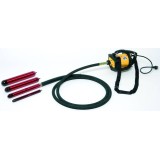 Vibrator beton DINGO ENAR cu ax flexibil de 4m si cap vibrare 25/38/48/58mm, alimentare 220V