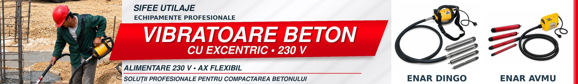 Vibratoare Beton cu Excentric 230V | SIFEE Utilaje