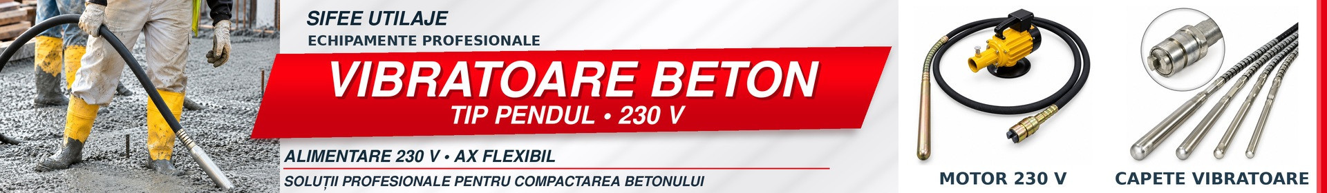 Vibratoare Beton Tip Pendul 230V STRONG | SIFEE Utilaje