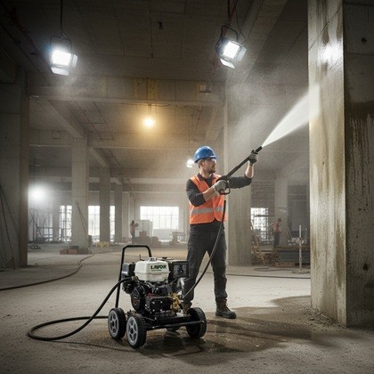 Spalatoare cu presiune cu apa rece cu motor Termic