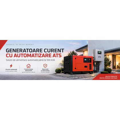 GENERATOARE CURENT cu Automatizare pana la 100kVA